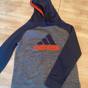 Boys sz 10/12 Adidas hoodie sweatshirt